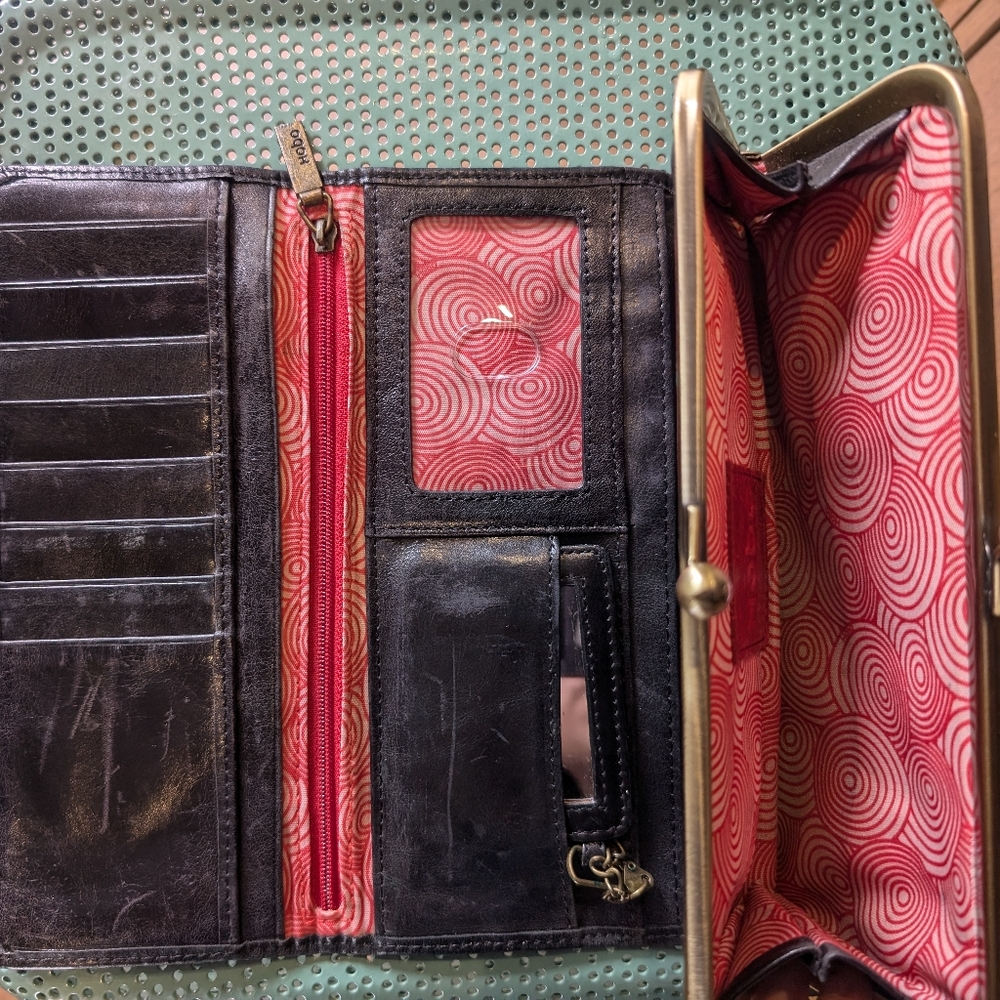 Vintage The Original Hobo Rachel Continental Wallet Genuine Leather. Pre Loved